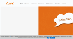 Desktop Screenshot of comx-forschung.de
